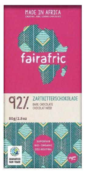 Chocolat fair afric 92 1