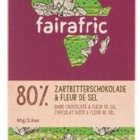 Chocolat fairafric 80 fleur de sel