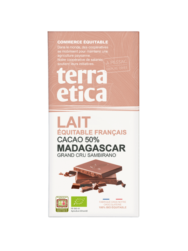 Terra etica chocolat lait madagascar bio equitable 1